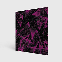Холст квадратный The triangle is pink, цвет: 3D-принт