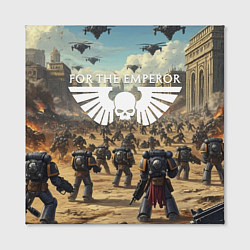 Холст квадратный Warhammer 40k поле боя, цвет: 3D-принт — фото 2