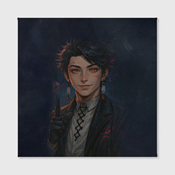 Холст квадратный Танжиро Камадо реализм, цвет: 3D-принт — фото 2