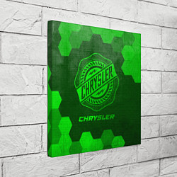 Холст квадратный Chrysler - green gradient, цвет: 3D-принт — фото 2