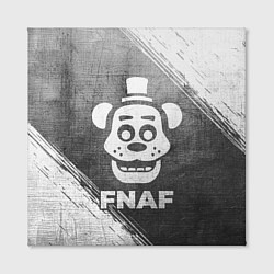 Холст квадратный FNAF - grey gradient, цвет: 3D-принт — фото 2