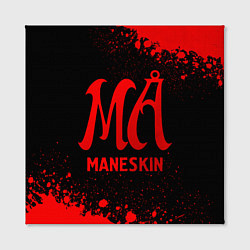 Холст квадратный Maneskin - red gradient, цвет: 3D-принт — фото 2