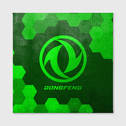 Холст квадратный Dongfeng - green gradient, цвет: 3D-принт — фото 2