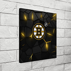 Холст квадратный Бостон Брюинз - плиты с подсветкой, цвет: 3D-принт — фото 2