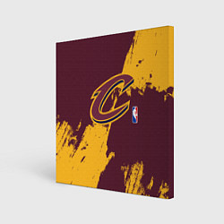 Холст квадратный Cleveland Cavaliers NBA team, цвет: 3D-принт