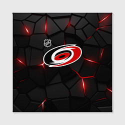 Холст квадратный Каролина Харрикейнз - НХЛ хоккей, цвет: 3D-принт — фото 2