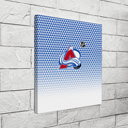 Холст квадратный Колорадо Эвеланш - геометрический градиент, цвет: 3D-принт — фото 2