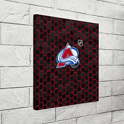Холст квадратный Колорадо Эвеланш - соты с подсветкой, цвет: 3D-принт — фото 2