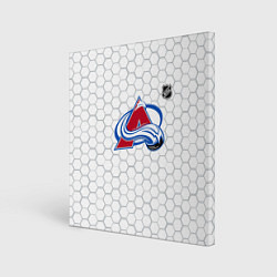 Холст квадратный Колорадо Эвеланш - белые соты, цвет: 3D-принт