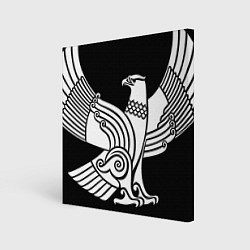 Холст квадратный Дагестанский орел, цвет: 3D-принт