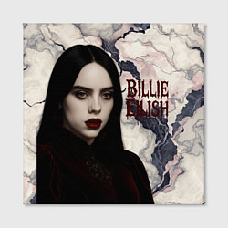 Холст квадратный Билли Айлиш в стиле готики, цвет: 3D-принт — фото 2