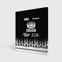 Картина квадратная Dead black - Bones