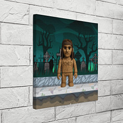 Холст квадратный Bones в стиле куклы Вуды, цвет: 3D-принт — фото 2