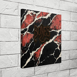 Холст квадратный Bones черви, цвет: 3D-принт — фото 2