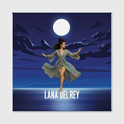 Холст квадратный Lana Del Rey танцует под луной, цвет: 3D-принт — фото 2
