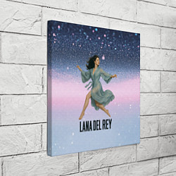 Холст квадратный Lana Del Rey прыгает в платье, цвет: 3D-принт — фото 2
