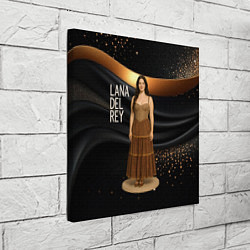 Холст квадратный Lana Del Rey в ретро платье, цвет: 3D-принт — фото 2