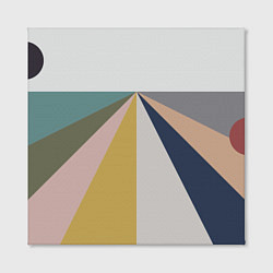 Холст квадратный Черное солнце красная луна, цвет: 3D-принт — фото 2