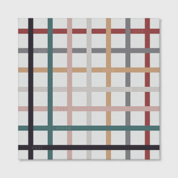 Холст квадратный Плетенка пастельная, цвет: 3D-принт — фото 2