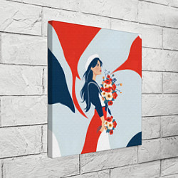 Холст квадратный Морячка встречает своего, цвет: 3D-принт — фото 2