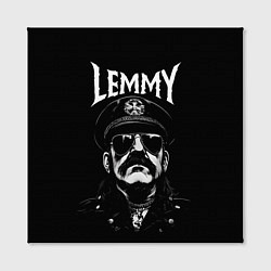 Холст квадратный Motorhead - lemmy, цвет: 3D-принт — фото 2
