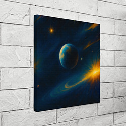 Холст квадратный Пространство Вселенной, цвет: 3D-принт — фото 2