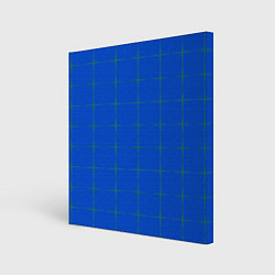 Холст квадратный Color blue stripes, цвет: 3D-принт