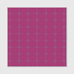 Холст квадратный Color pink stripes, цвет: 3D-принт — фото 2