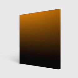 Холст квадратный Orange gradient, цвет: 3D-принт