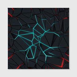 Холст квадратный Геометрия света, цвет: 3D-принт — фото 2