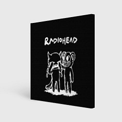 Холст квадратный Radiohead bear and minotaur, цвет: 3D-принт