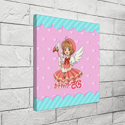 Холст квадратный Сакура Киномото, цвет: 3D-принт — фото 2