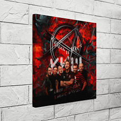 Холст квадратный Король и Шут - КИШ, цвет: 3D-принт — фото 2