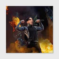 Холст квадратный Ronnie Radke, цвет: 3D-принт — фото 2