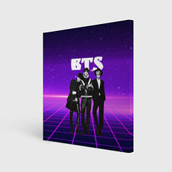 Холст квадратный BTS рейв стиль, цвет: 3D-принт