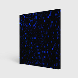 Холст квадратный Color blue khaki, цвет: 3D-принт