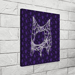 Холст квадратный Хэллоуин - Паутина, цвет: 3D-принт — фото 2