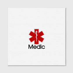 Холст квадратный Медик, цвет: 3D-принт — фото 2