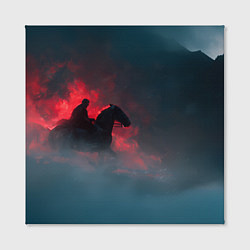 Холст квадратный Всадник в тумане, цвет: 3D-принт — фото 2