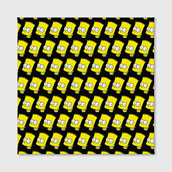 Холст квадратный Барт Симпсон: узор, цвет: 3D-принт — фото 2