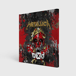 Холст квадратный Metallica XXX, цвет: 3D-принт