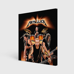 Холст квадратный Metallica Band, цвет: 3D-принт