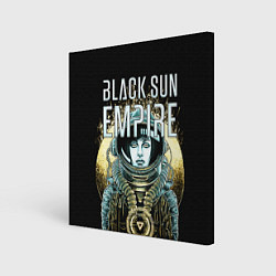 Холст квадратный Black Sun Empire, цвет: 3D-принт