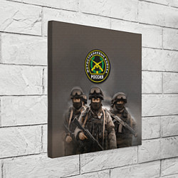 Холст квадратный Мотострелковые войска - солдаты, цвет: 3D-принт — фото 2