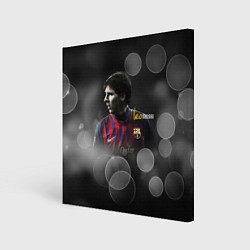 Холст квадратный Leo Messi, цвет: 3D-принт