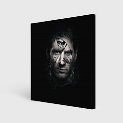 Холст квадратный Messi Black, цвет: 3D-принт