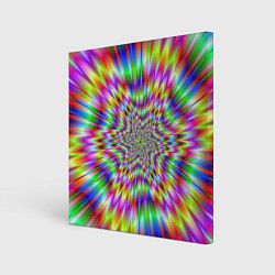 Холст квадратный Спектральная иллюзия, цвет: 3D-принт