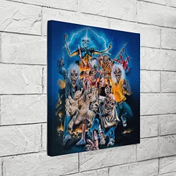 Холст квадратный Iron Maiden: Skeletons, цвет: 3D-принт — фото 2