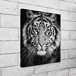 Холст квадратный Красавец тигр, цвет: 3D-принт — фото 2