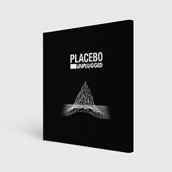 Холст квадратный Placebo: Unplugged, цвет: 3D-принт